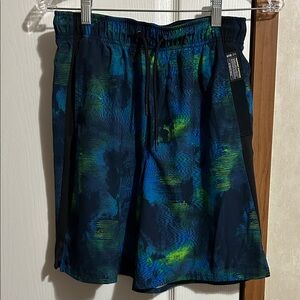 Athletic Works Blue and Green Shorts
